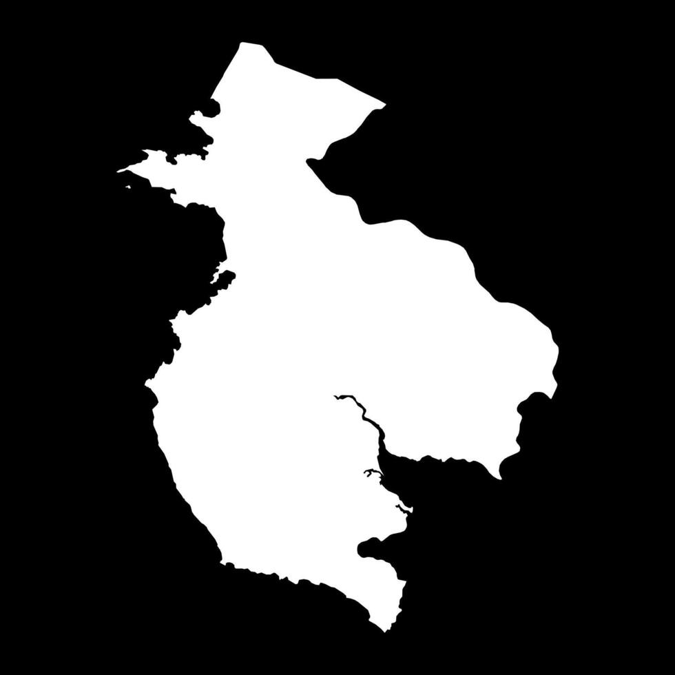 Guanacaste province map, administrative division of Costa Rica. illustration. vector