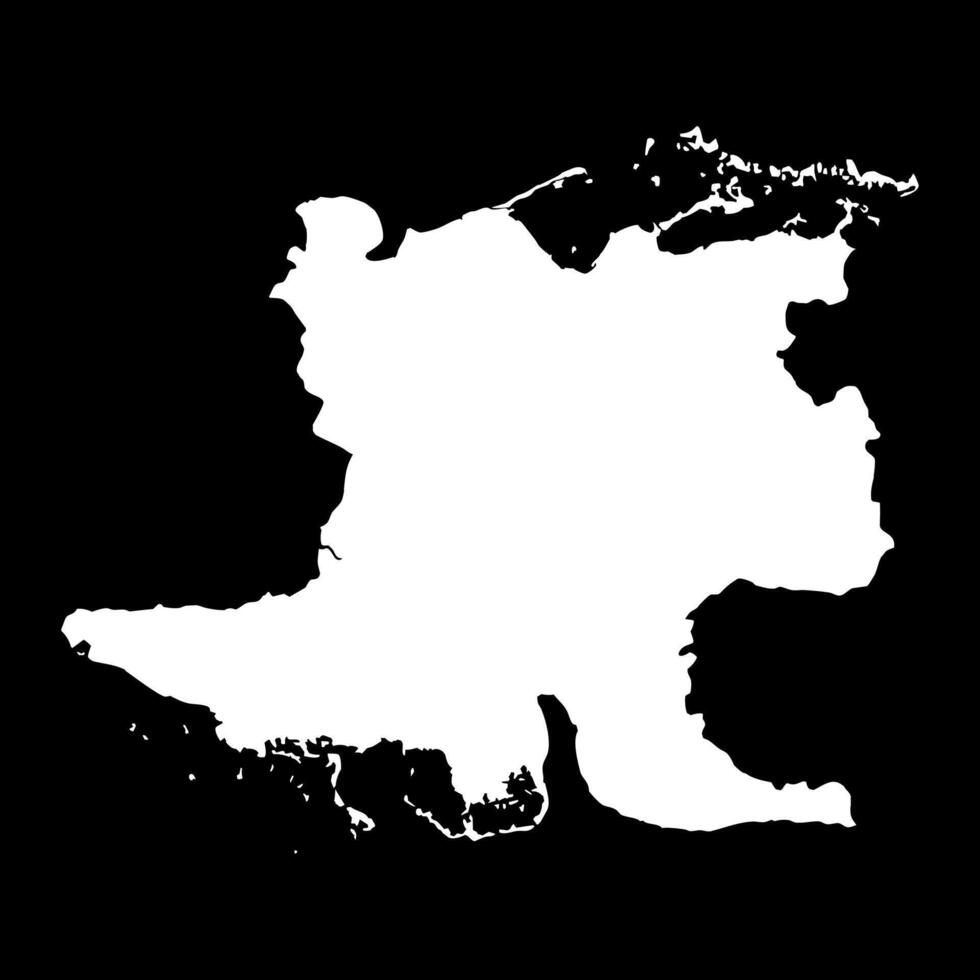 Matanzas province map, administrative division of Cuba. illustration. vector