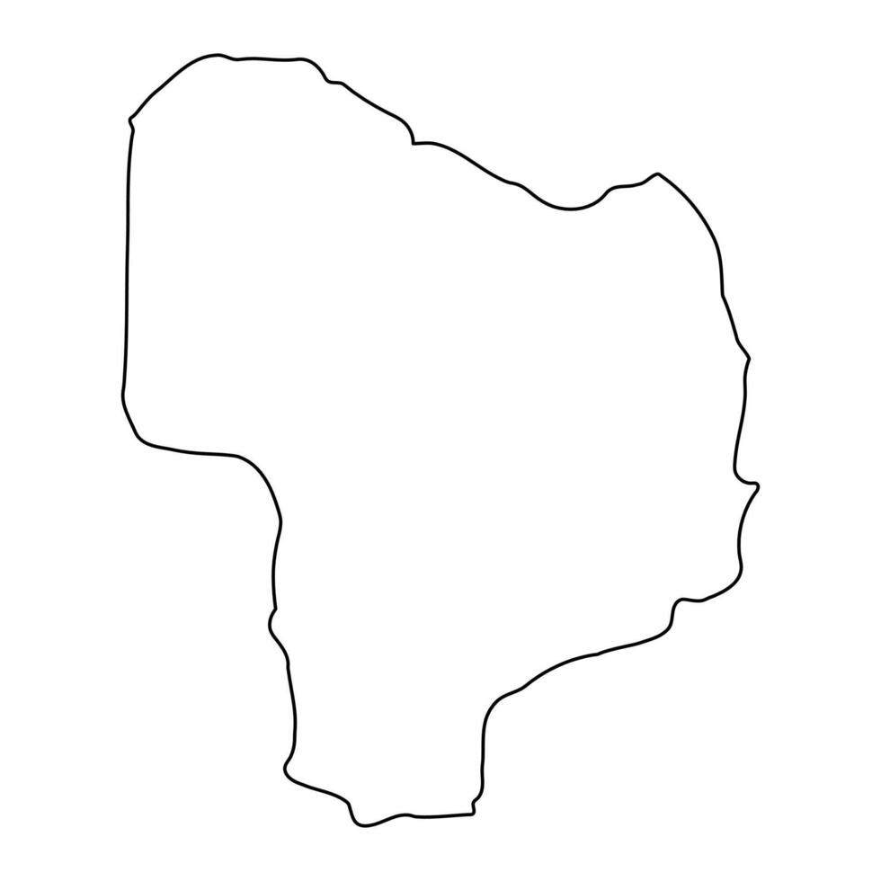 Kiryandongo district map, administrative division of Uganda. illustration. vector