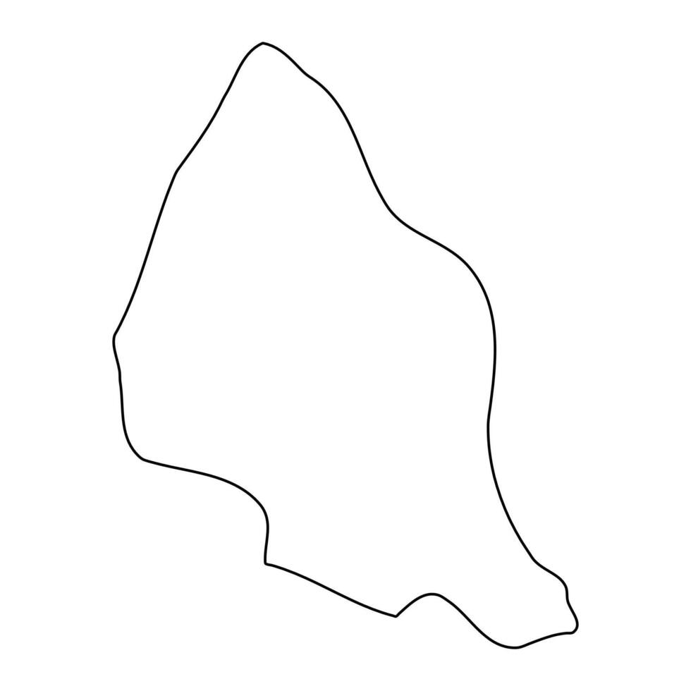 Namutumba district map, administrative division of Uganda. illustration. vector