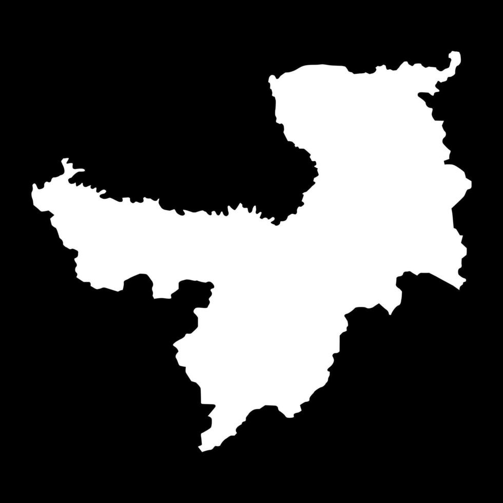 Ryanggang province map, administrative division of North Korea. illustration. vector