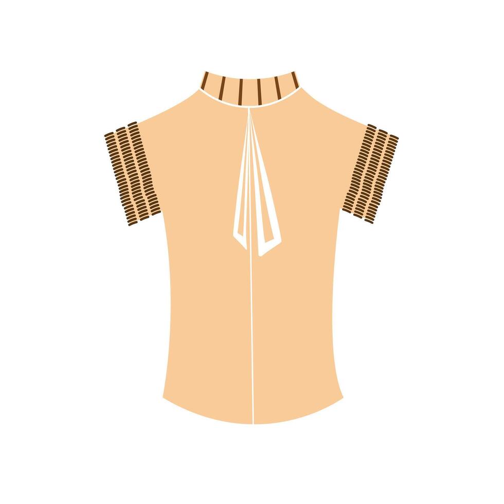 Cute women's blouse vector