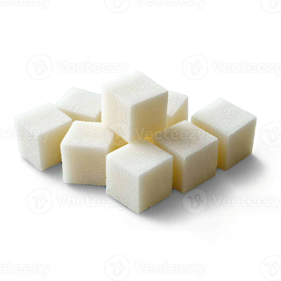 wit suiker kubussen transparant achtergrond zoetstof keuken voedsel fotografie png
