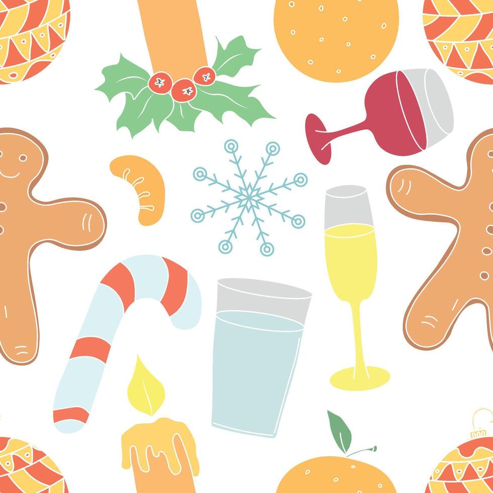 Seamless christmas patteRN vector