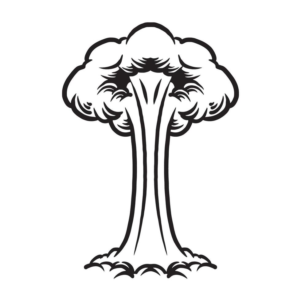 Explosion art and illustration, On white background. vector