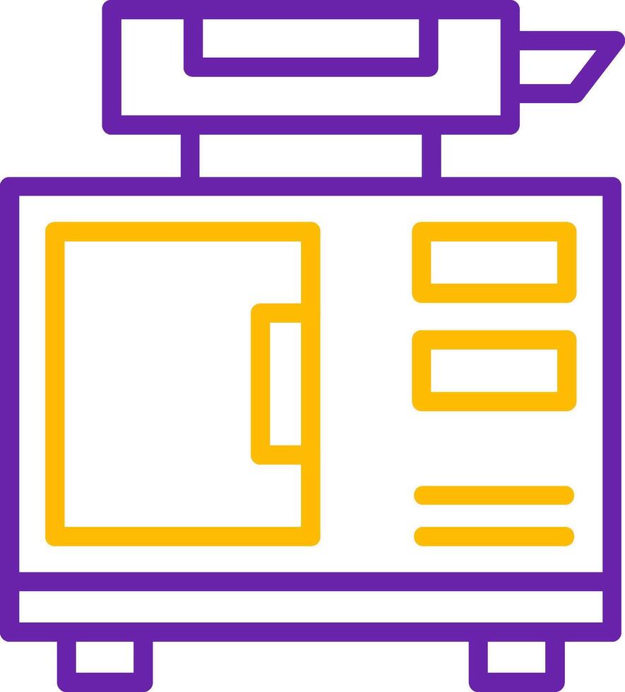 Eco Generator Line Two Color Icon vector