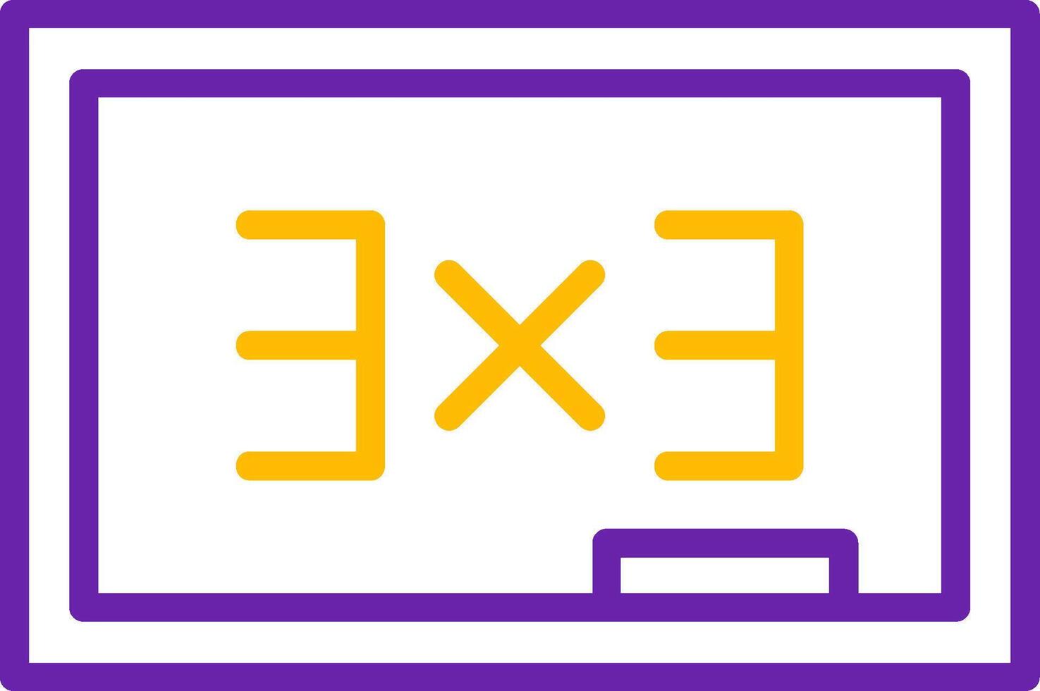 Blackboard Line Two Color Icon vector