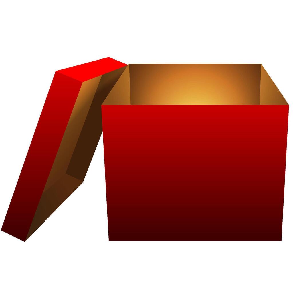 Gift box isolated vector