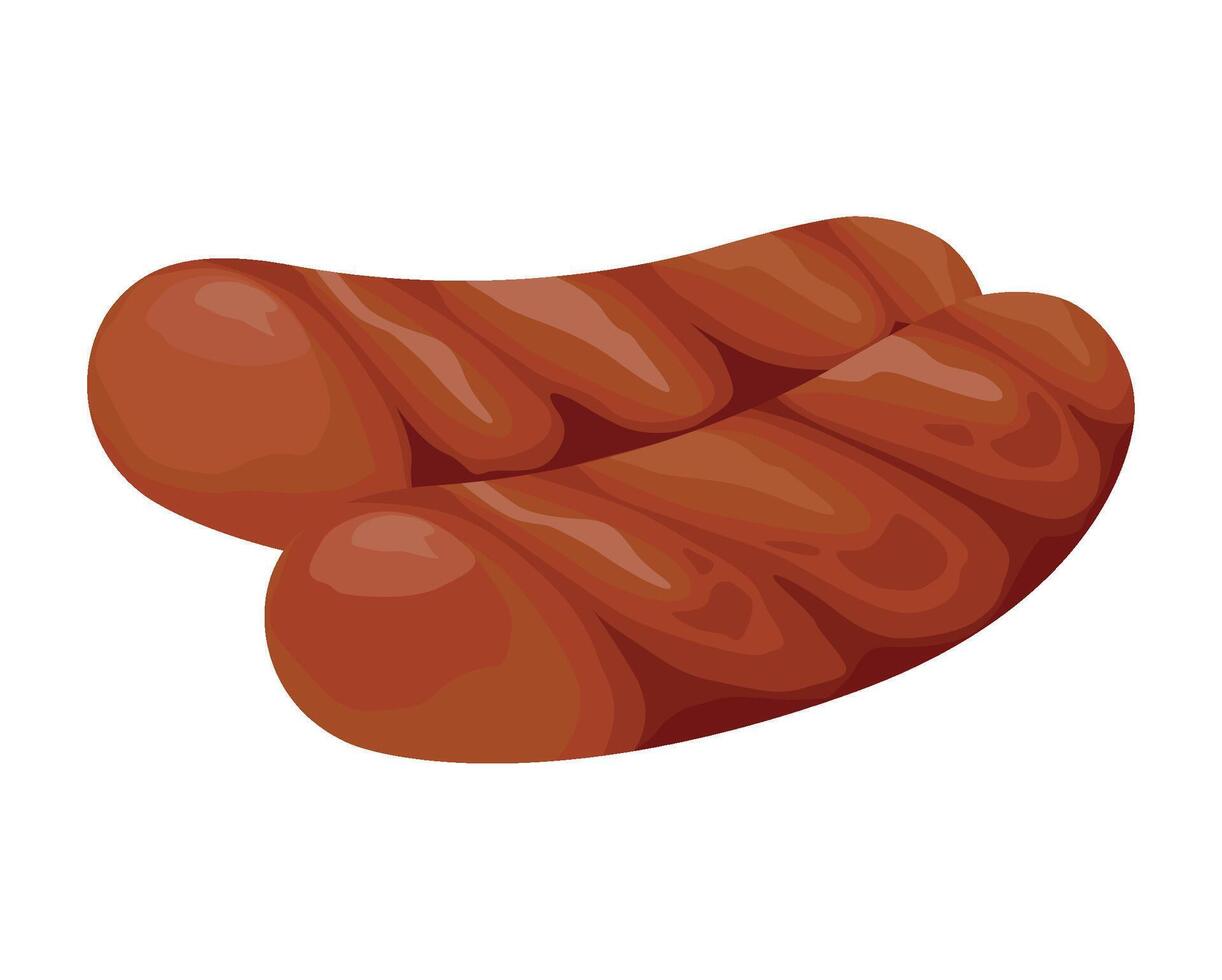 meat product roasted icon isolated vector