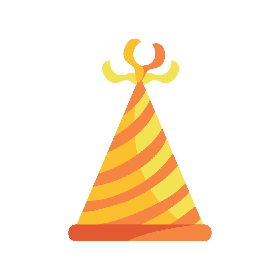 happy new year hat isolated illustration vector