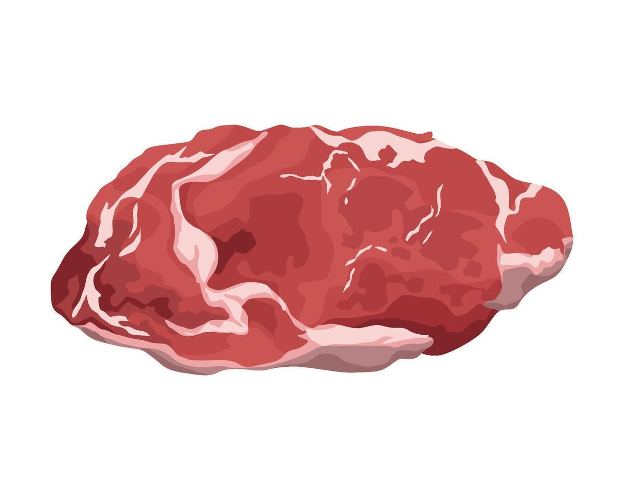 meat product sirloin icon isolated vector