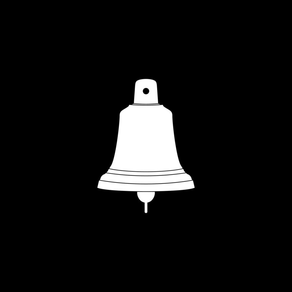 Silhouette of the Hand Ringing Bell, Flat Style, can use for Pictogram, Apps, Website, Logo, Art Illustration, of Graphic Design Element vector