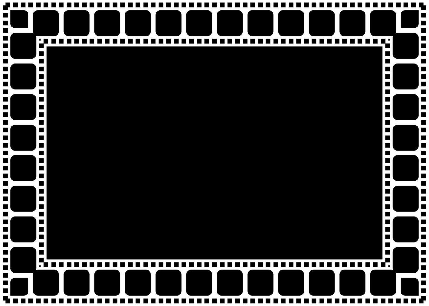 Framework inspired by film stripe, can use for frame, cover, decoration, background, wallpaper, carpet pattern or for graphic design element vector