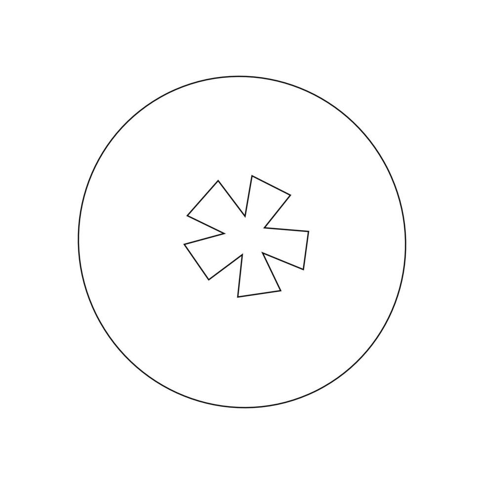 Simple sketched mangosteen icon design vector