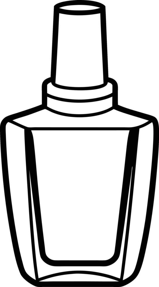 nail polish illustratio with white background vector