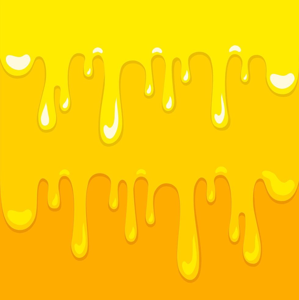 cheese pattern drips of melted cheese in different colors vector