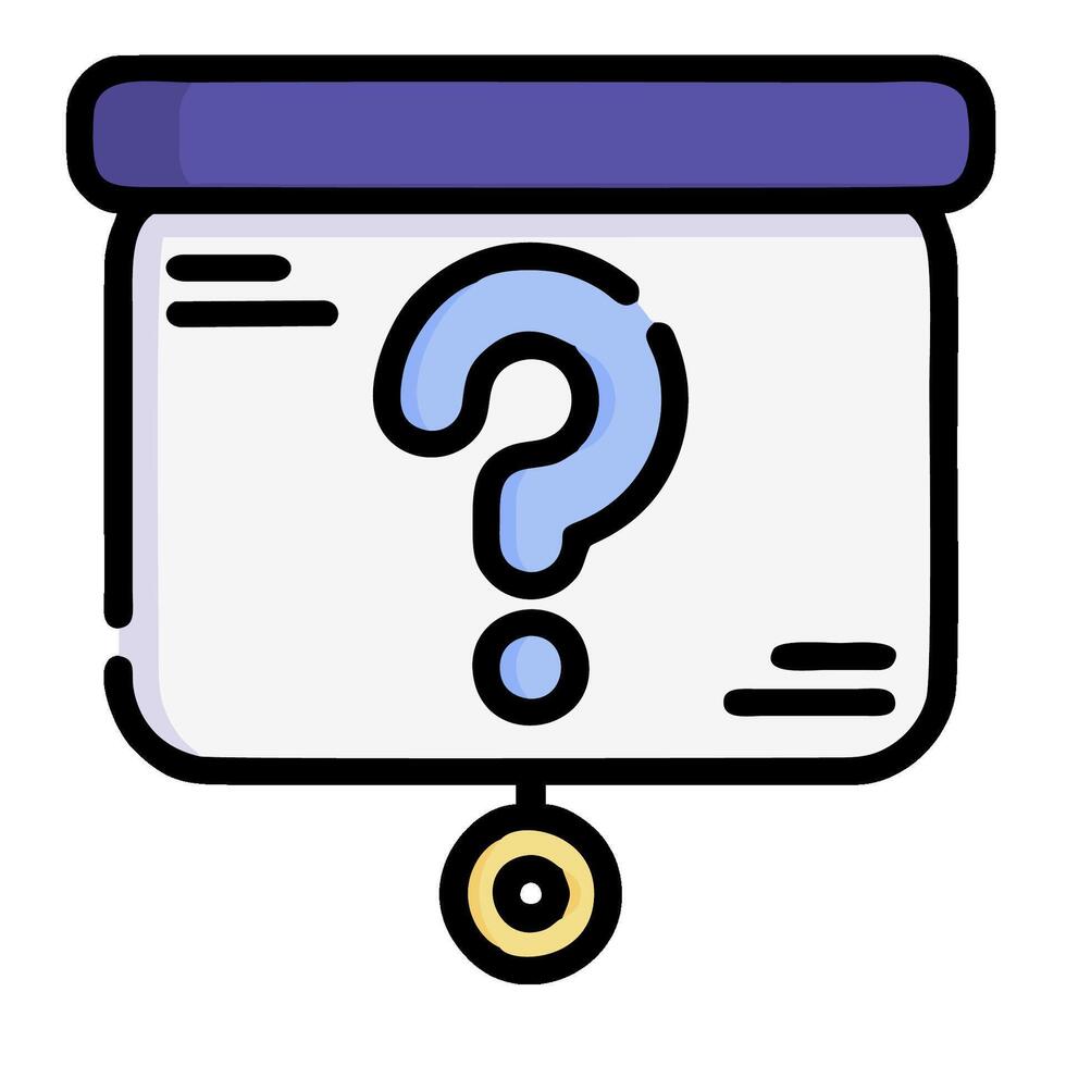 Question mark icon illustration vector