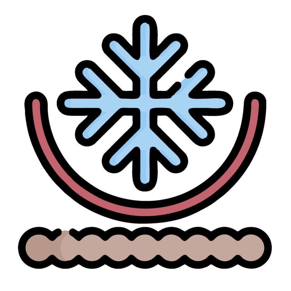 A snowflake is sitting on a piece of wood vector