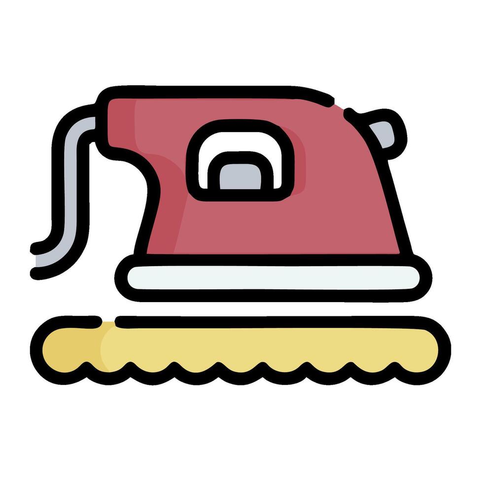 Iron icon illustration vector