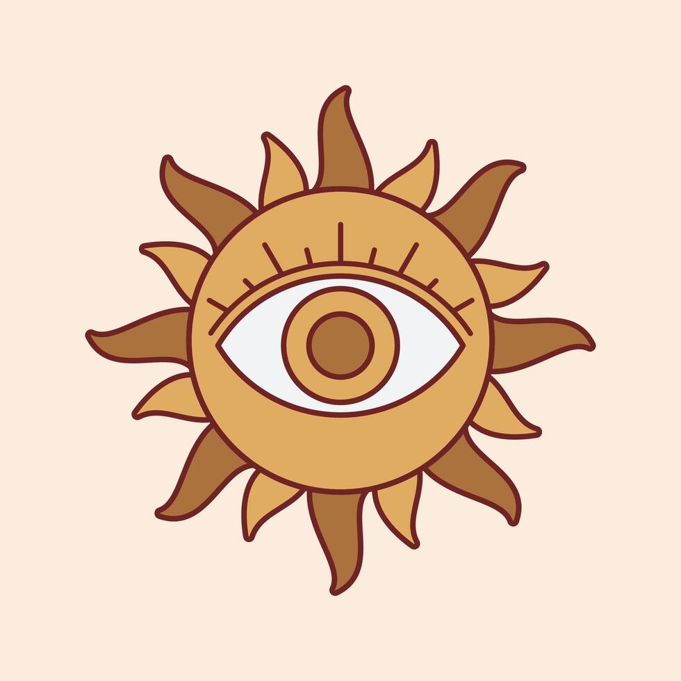 Esoteric Element Icon Illustration vector