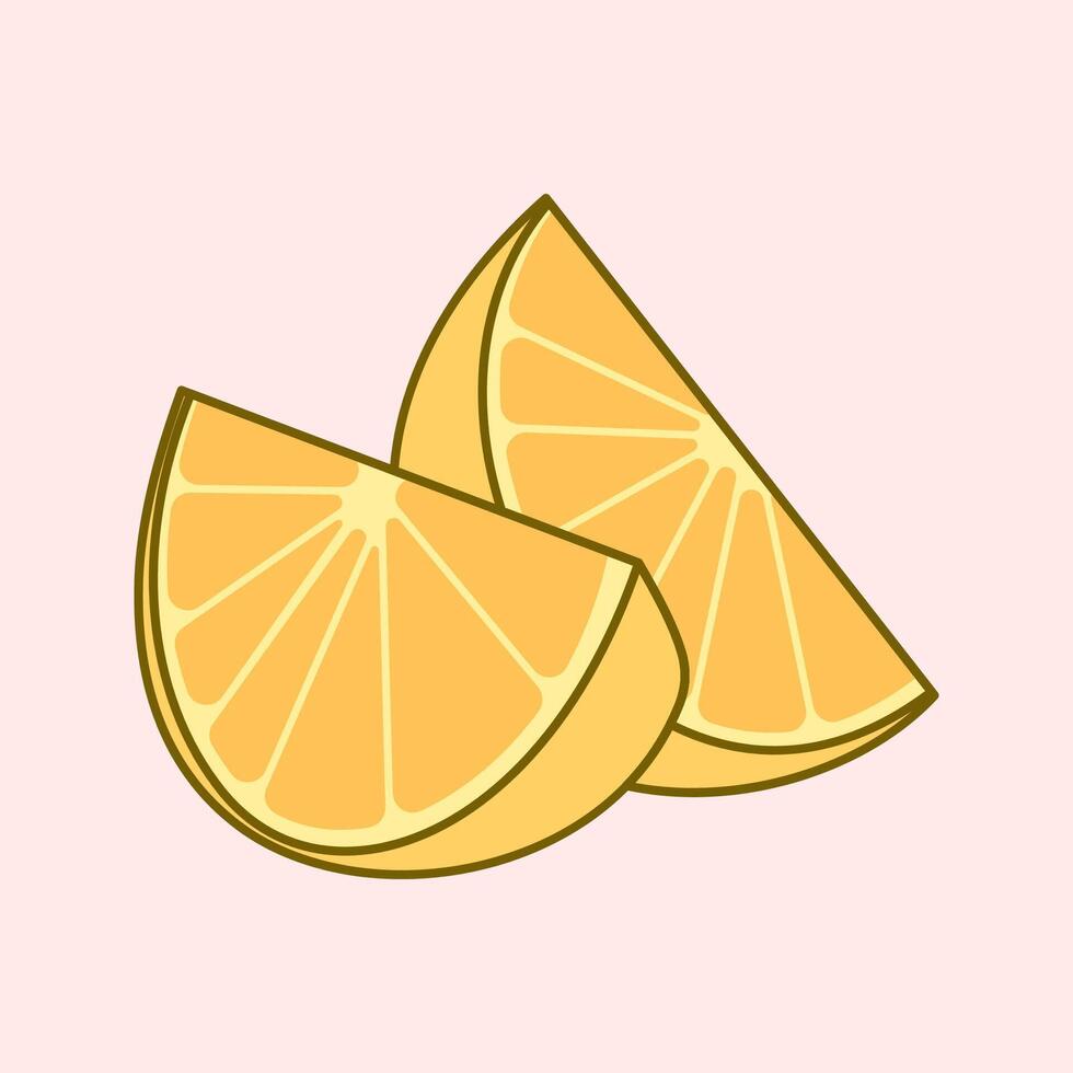 Lemon Slices Illustration vector