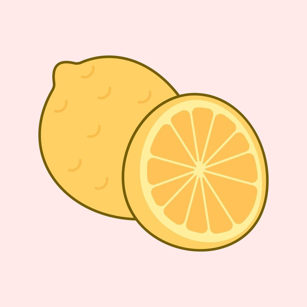 Lemon Slices Illustration vector