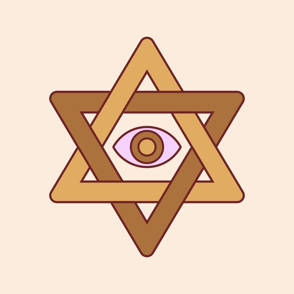 Esoteric Element Icon Illustration vector