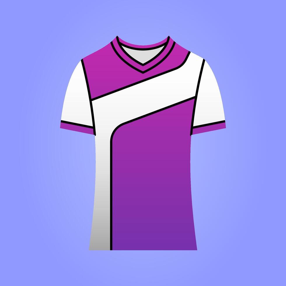 Sports Apparel Gradient Illustration for football, basketball, hockey ball, volleyball, racing, gaming Apparel. vector