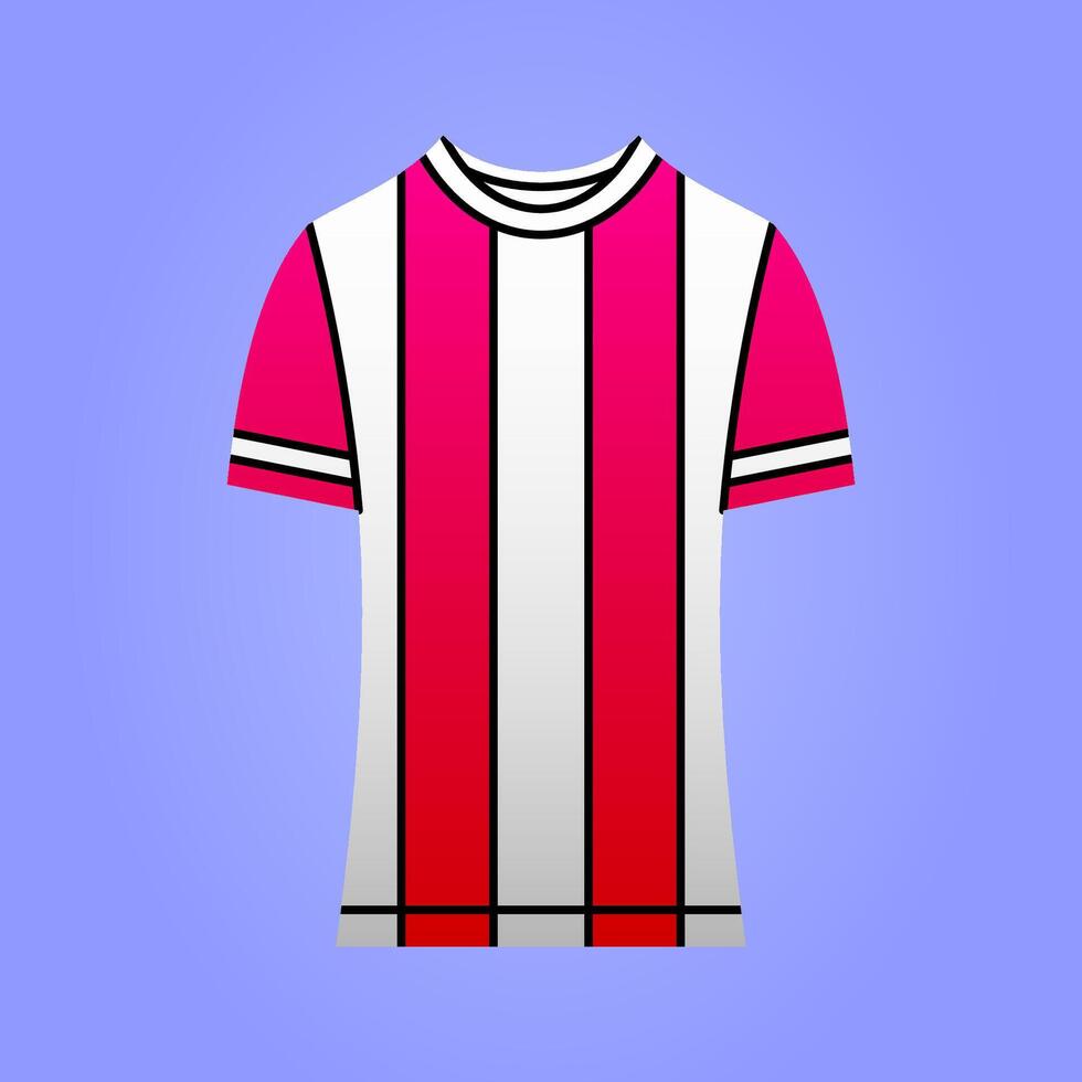 Sports Jersey Gradient Illustration for football, basketball, hockey ball, volleyball, racing, gaming jersey. vector