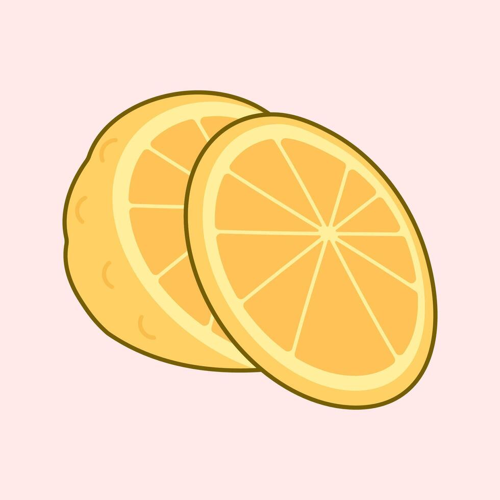 Lemon Slices Illustration vector