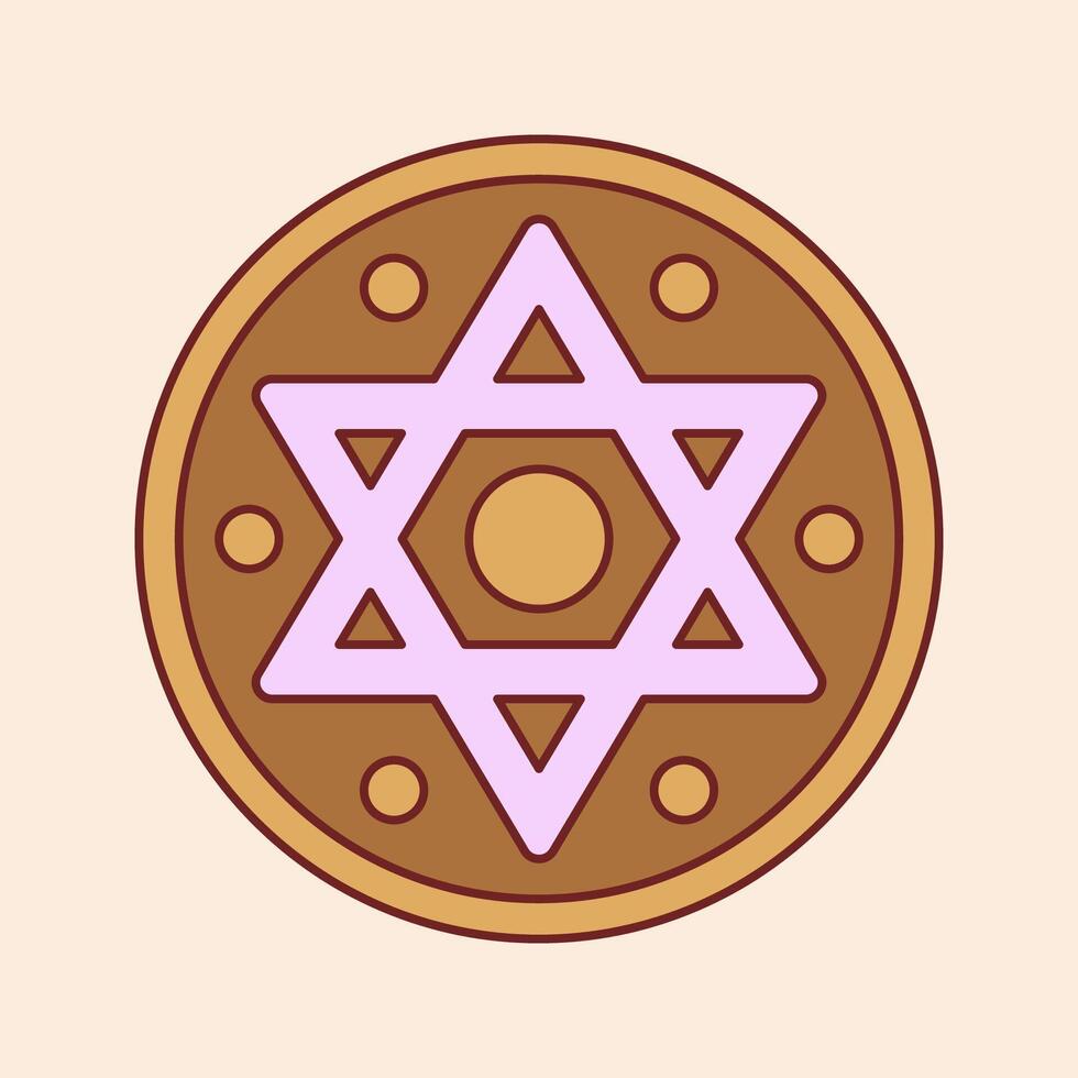 Esoteric Element Icon Illustration vector