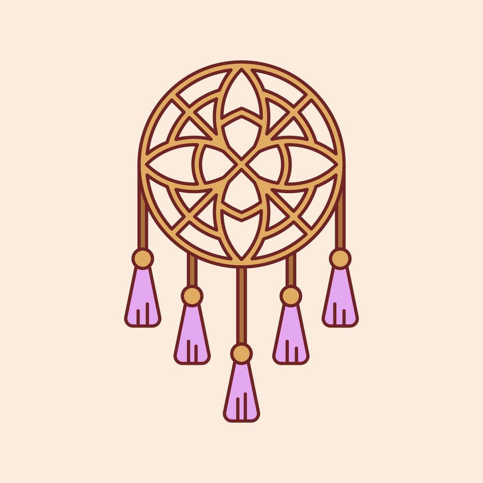 Dream Catcher Icon Illustration vector