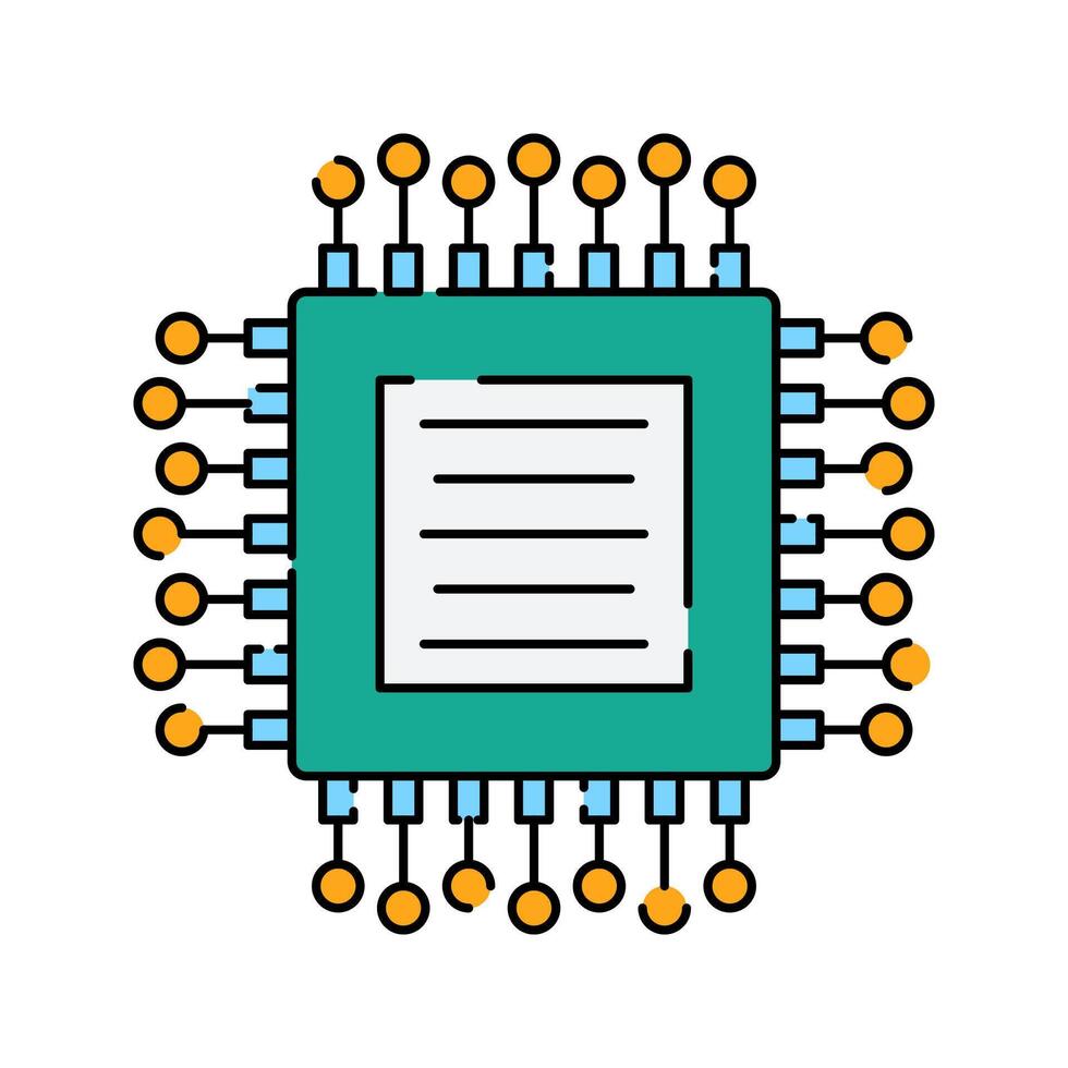 Cipset Icon Illustration vector