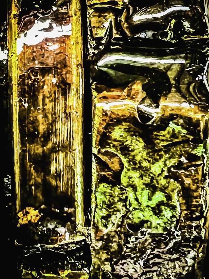 The abstract art design background of grease coated ,gunge surface ,d photo