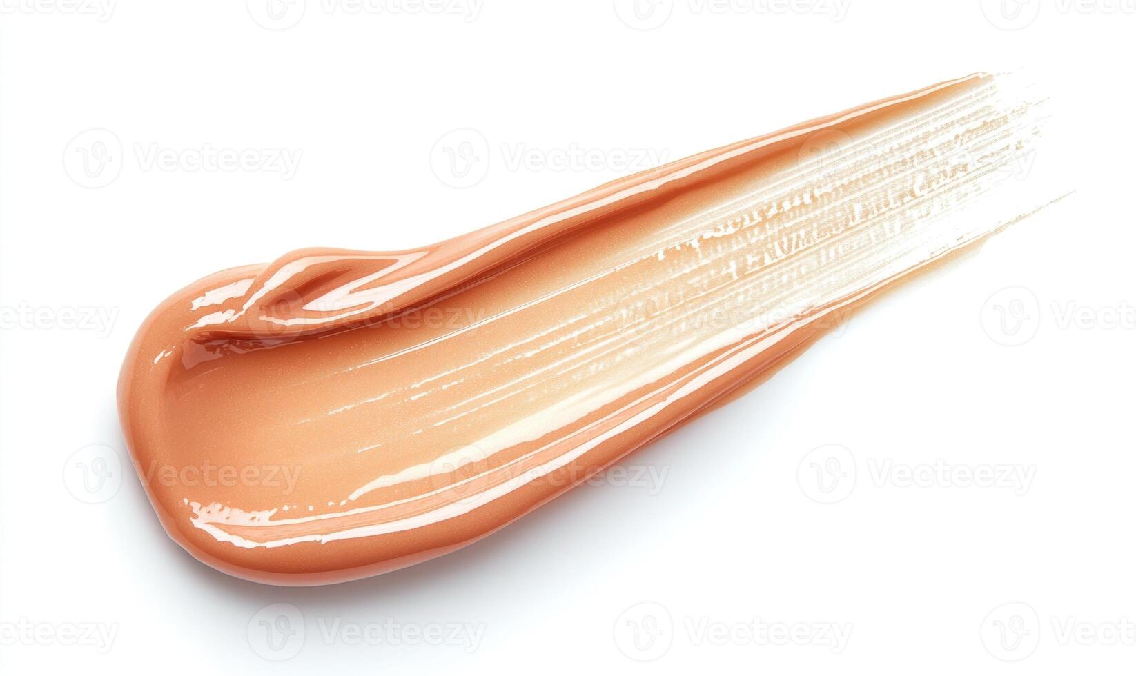 A tube of cream is shown with a brush on top of it photo