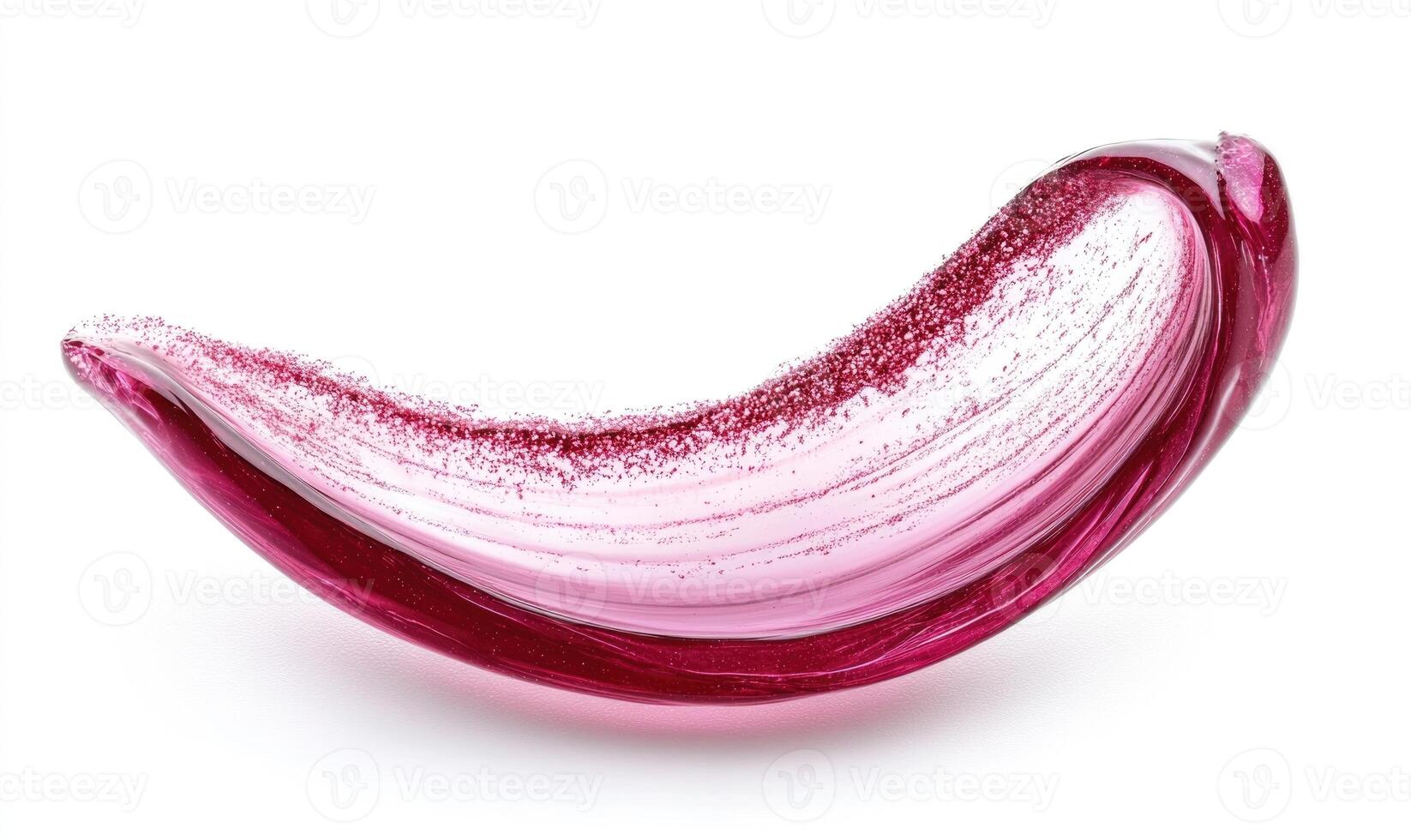 A pink object with a long, thin shape photo