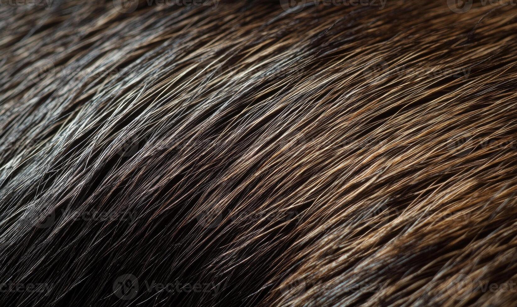 The fur of a brown animal is shown in detail photo