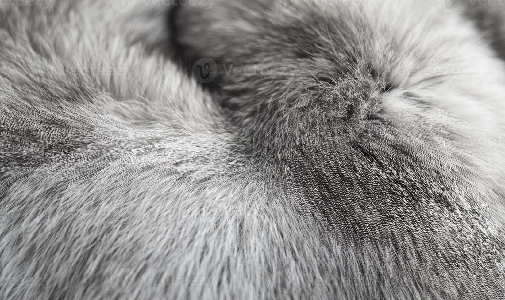 A close up of a furry animal's coat with a shiny, glittery appearance photo