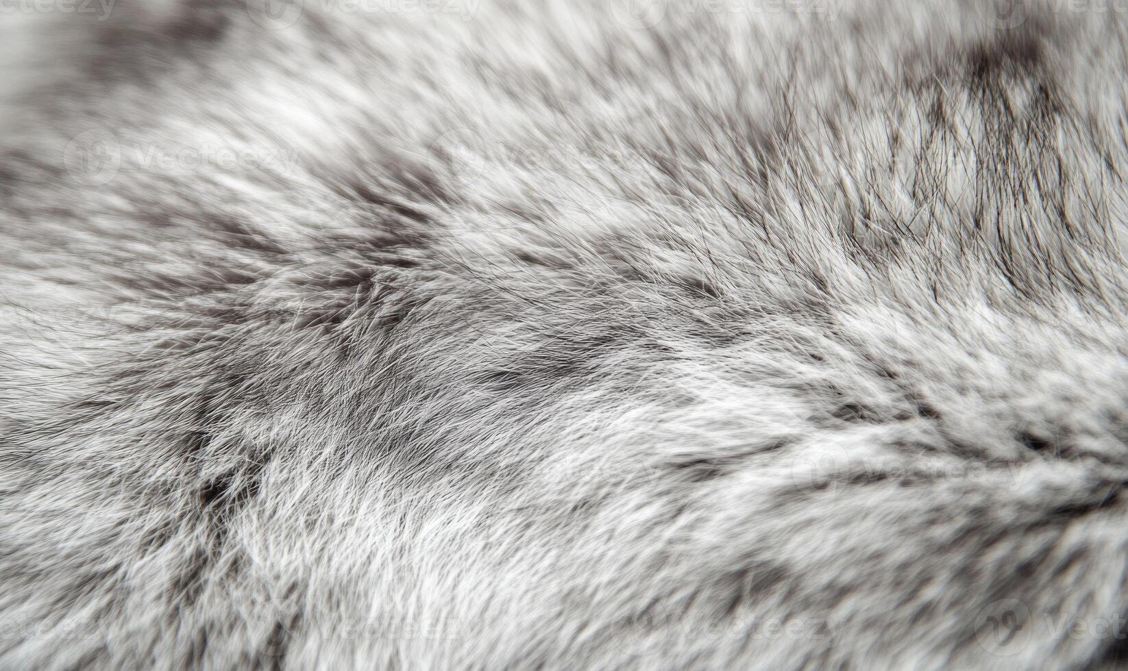 The fur of a cat is shown in a close up photo