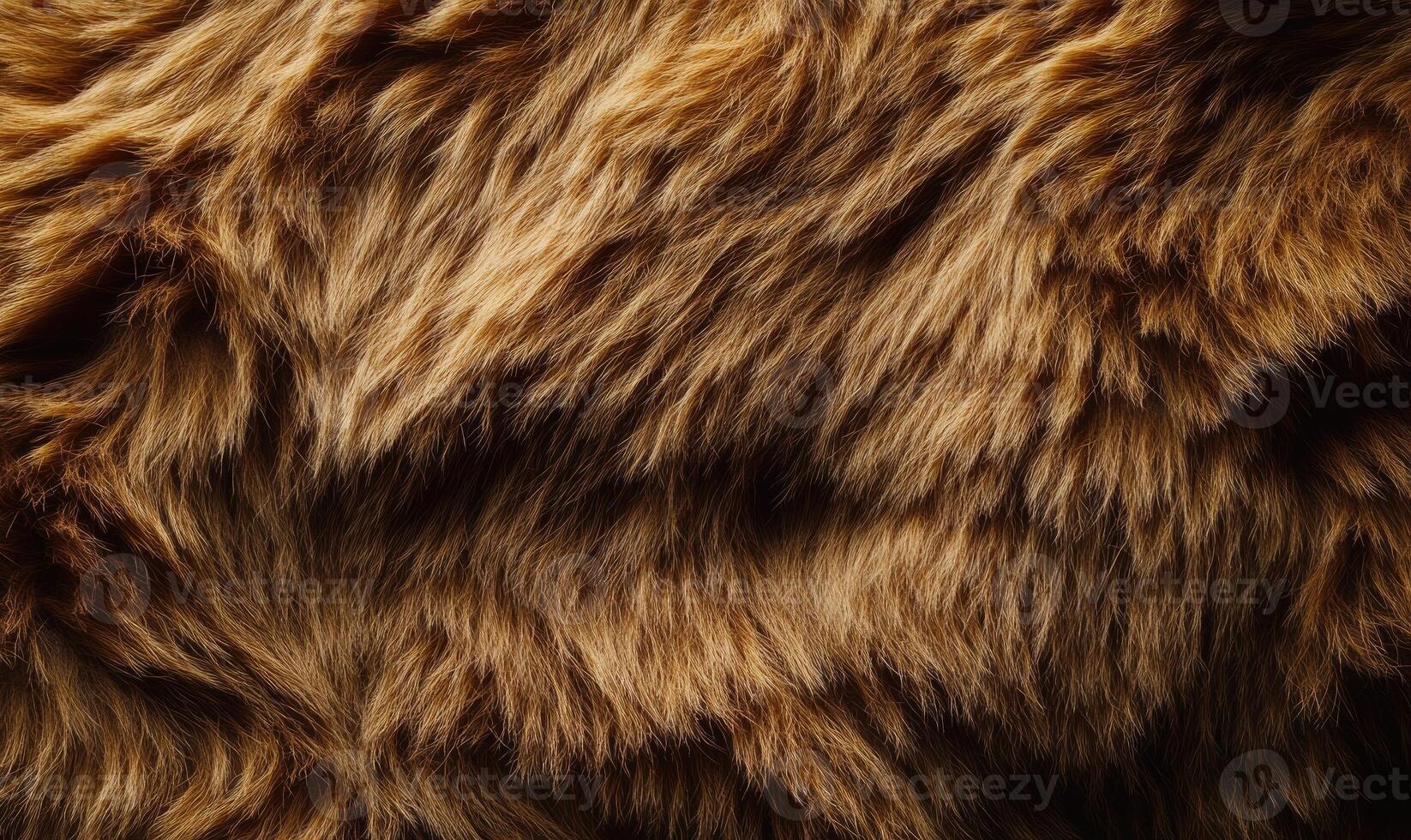 A close up of a bear's fur with a lot of texture photo