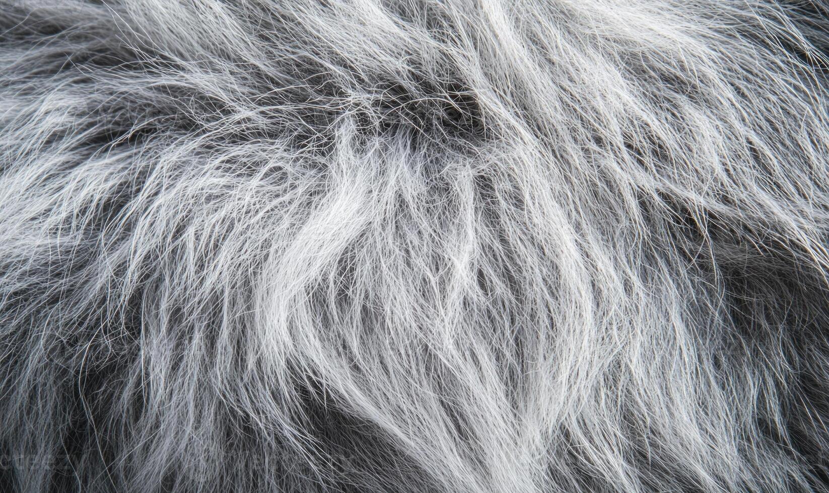 The fur of a dog is shown in a close up photo