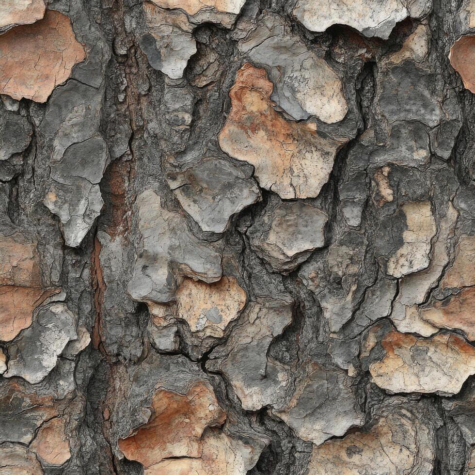 Photo of a seamless texture of pine bark