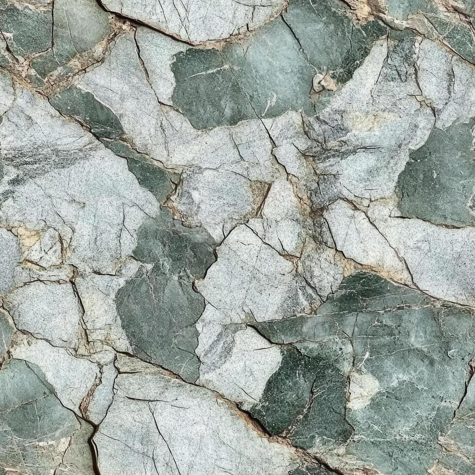 Photo of a seamless textured granite surface with grey and green shades