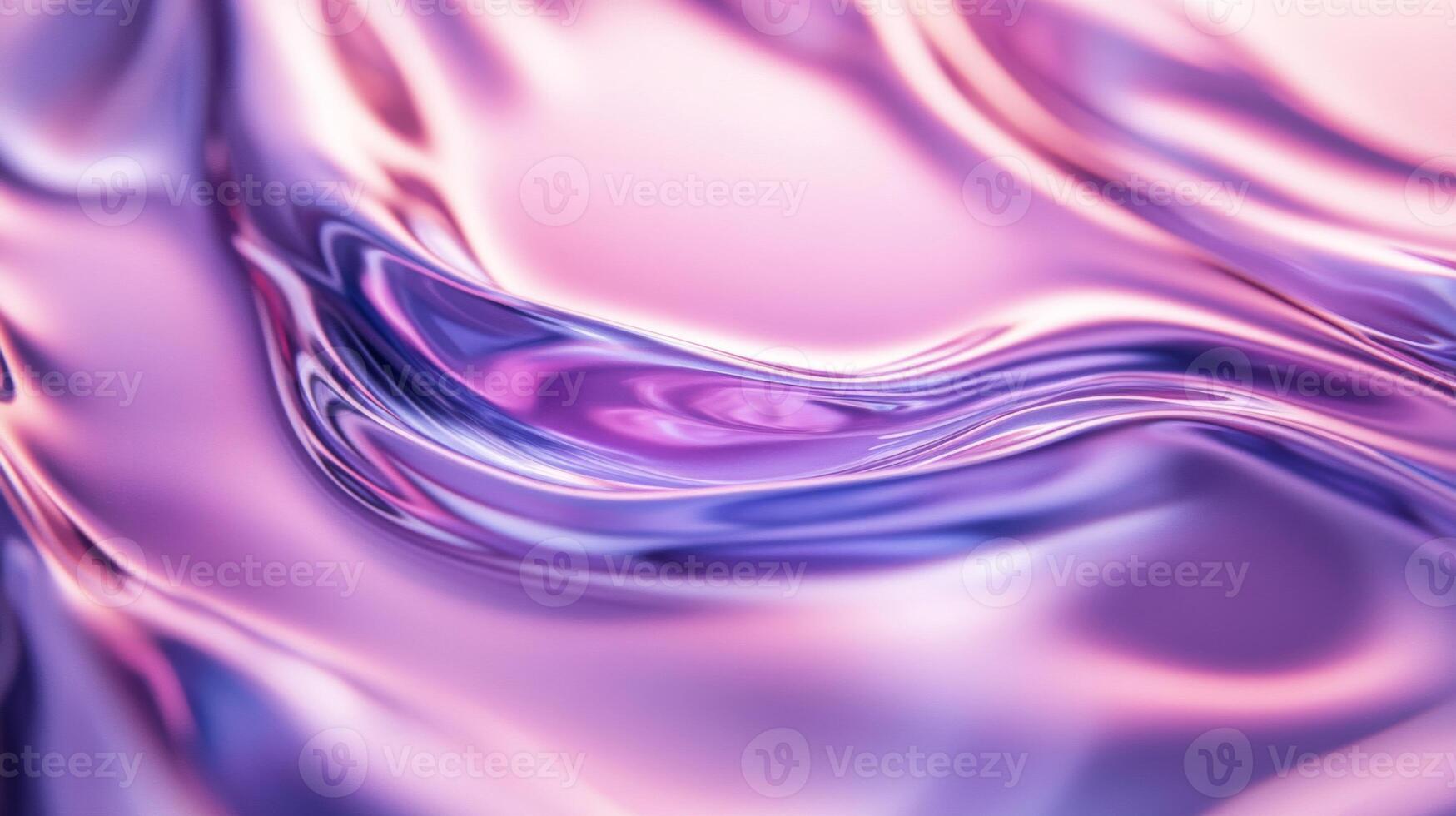 Abstract Purple Liquid Surface with Shimmering Reflections photo
