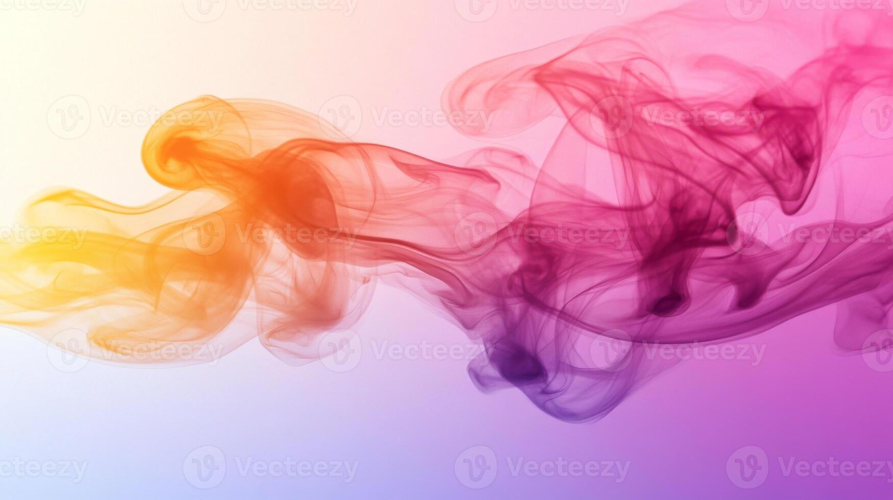 Abstract Colorful Smoke Swirls photo