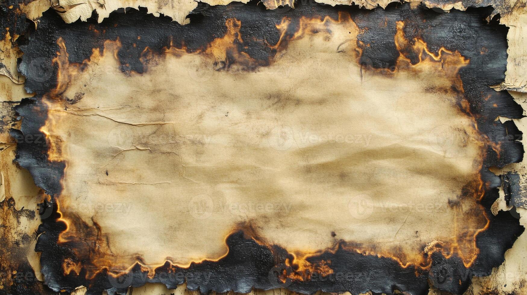 Burned Paper with a Charred Border photo