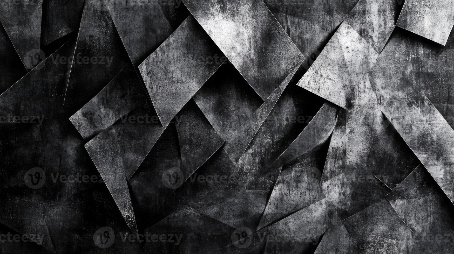 Abstract Dark Geometric Pattern with Grunge Texture photo