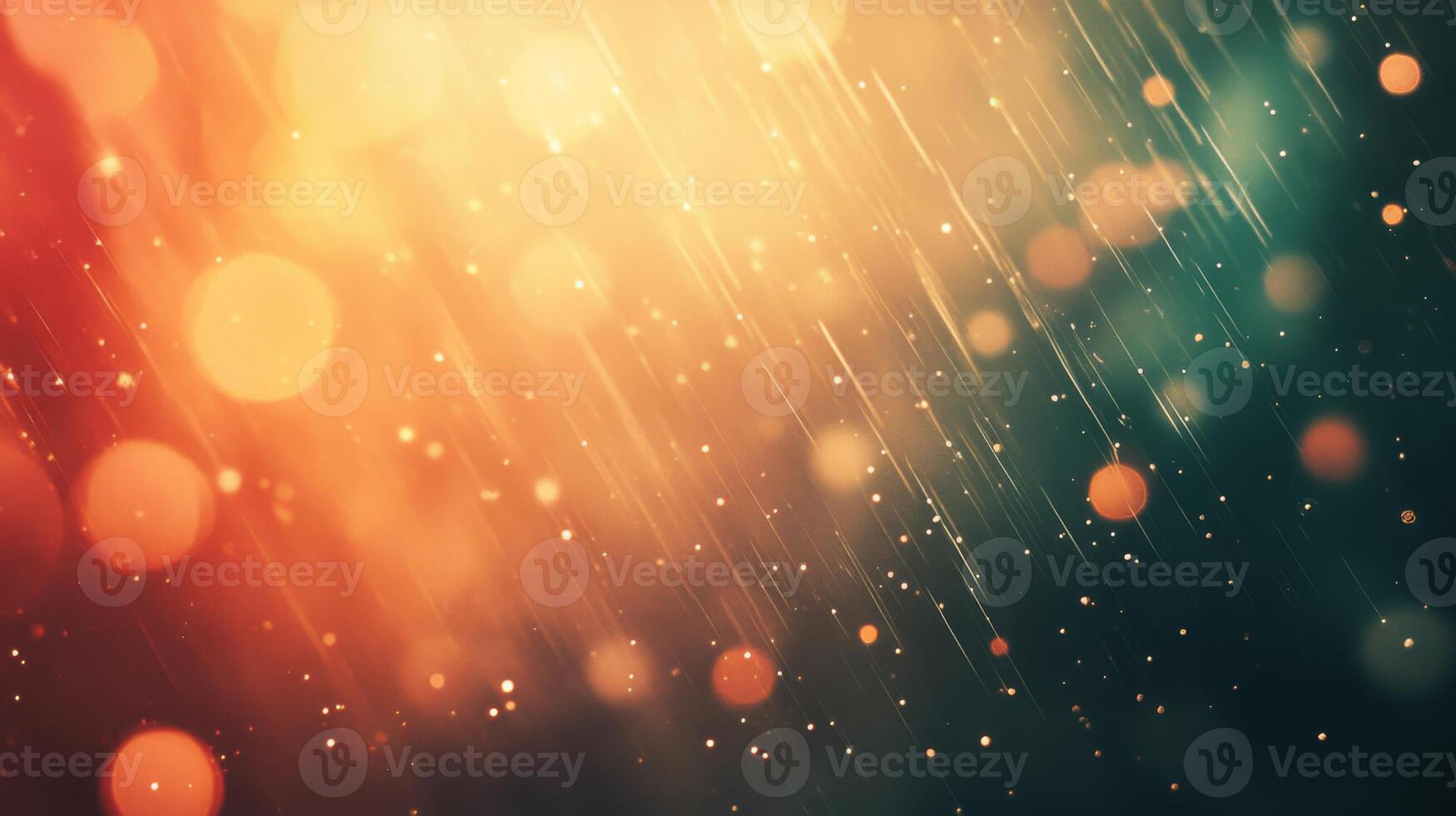 Abstract Blurred Background with Diagonal Lights and Bokeh photo