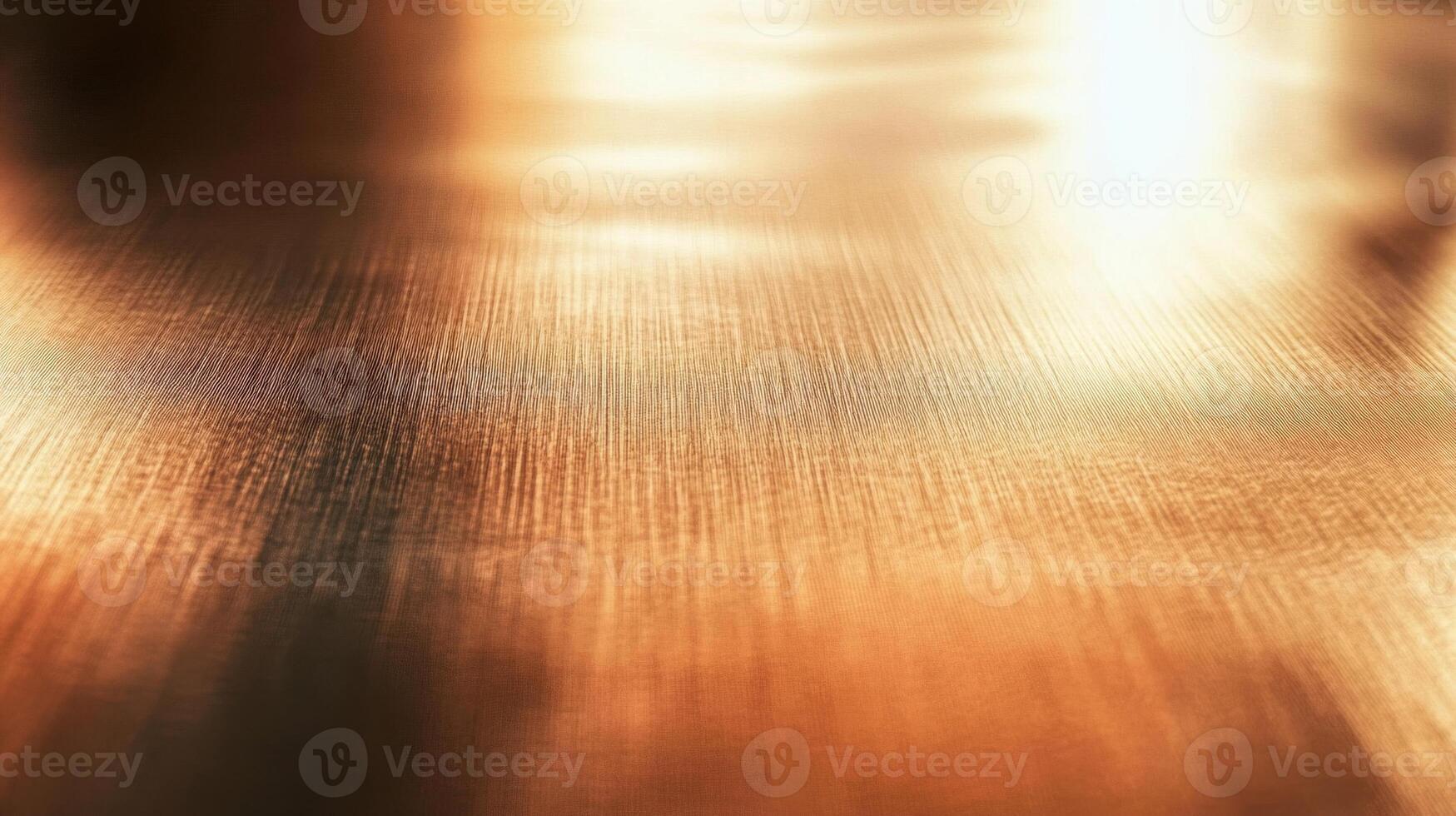 Close-up of a Shiny, Golden-Brown Metallic Surface with Horizontal Lines photo