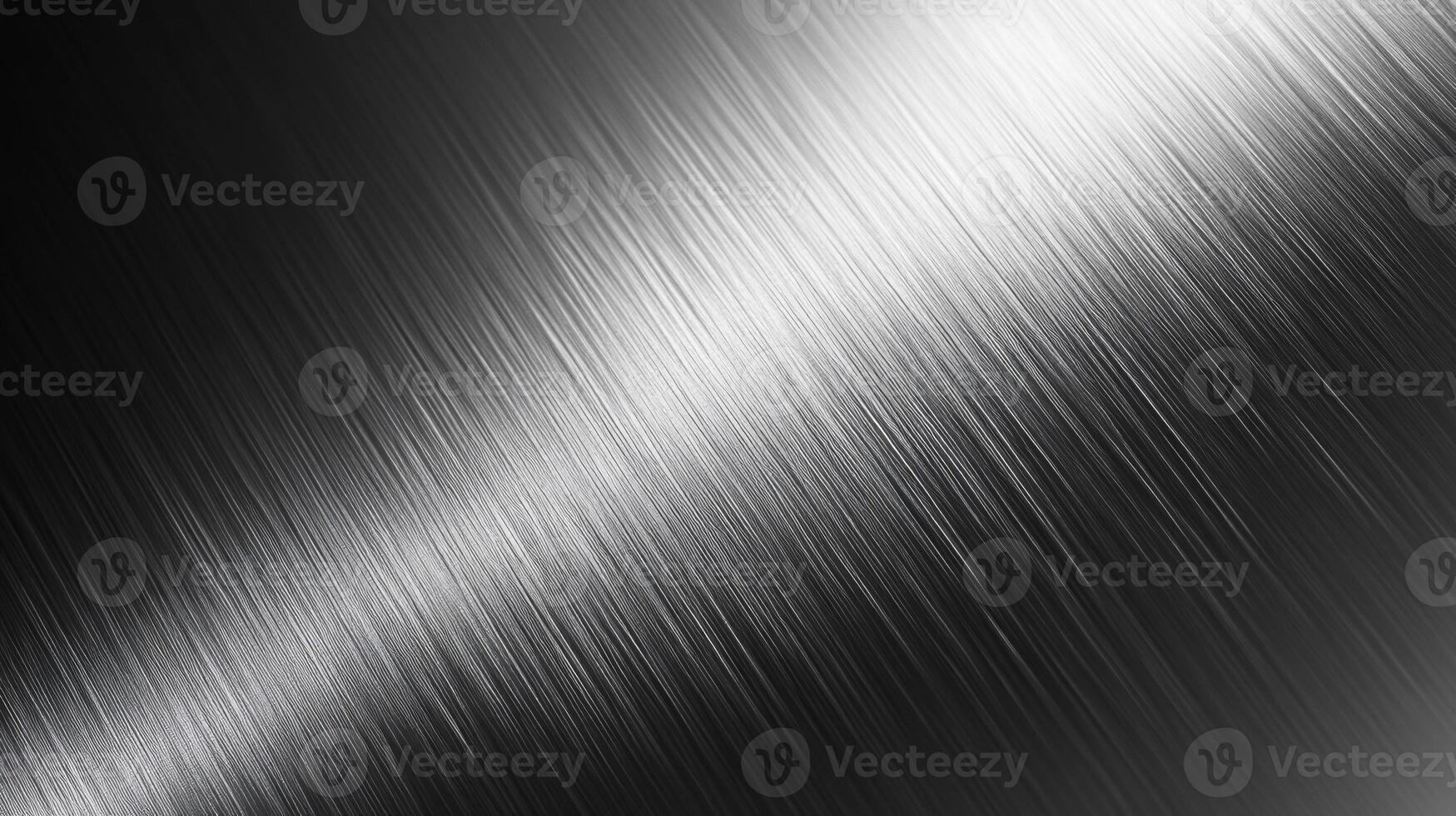 Diagonal Brushed Metal Surface with Light Reflection photo